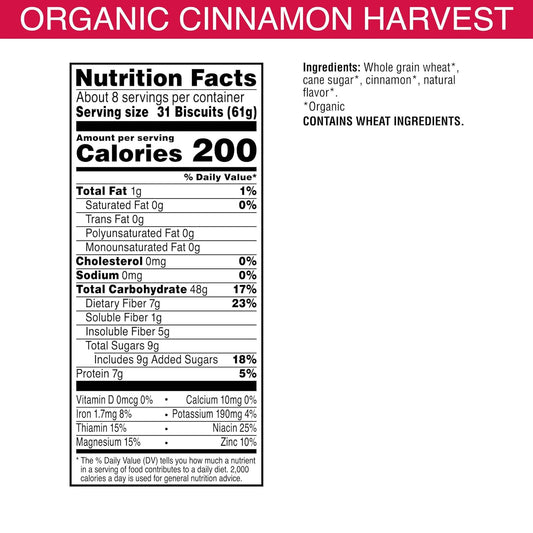 52g whole grains per serving (excellent source of fiber)