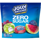 JOLLY RANCHER Zero Sugar Hard Candy – Stocking Stuffer and Holiday Party Favor Bag for Kids and Adults, 6.1 oz