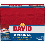 DAVID Original Sunflower Seeds Bulk Pack – Car Cupholder Snack for Road Trips, Airports, and Train Rides