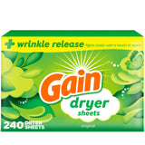 Gain Dryer Sheets Original Scent – Wind-Down Laundry Ritual for Bedroom Linens, 120 Count