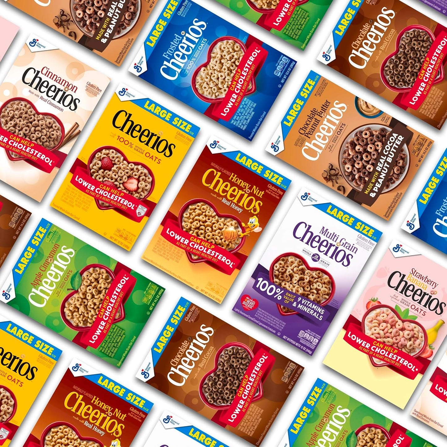 Honey Nut Cheerios, Kid Approved Honey Almond Cereal with Whole Grain Oats, Mega 27.2 oz Lunchbox Pack