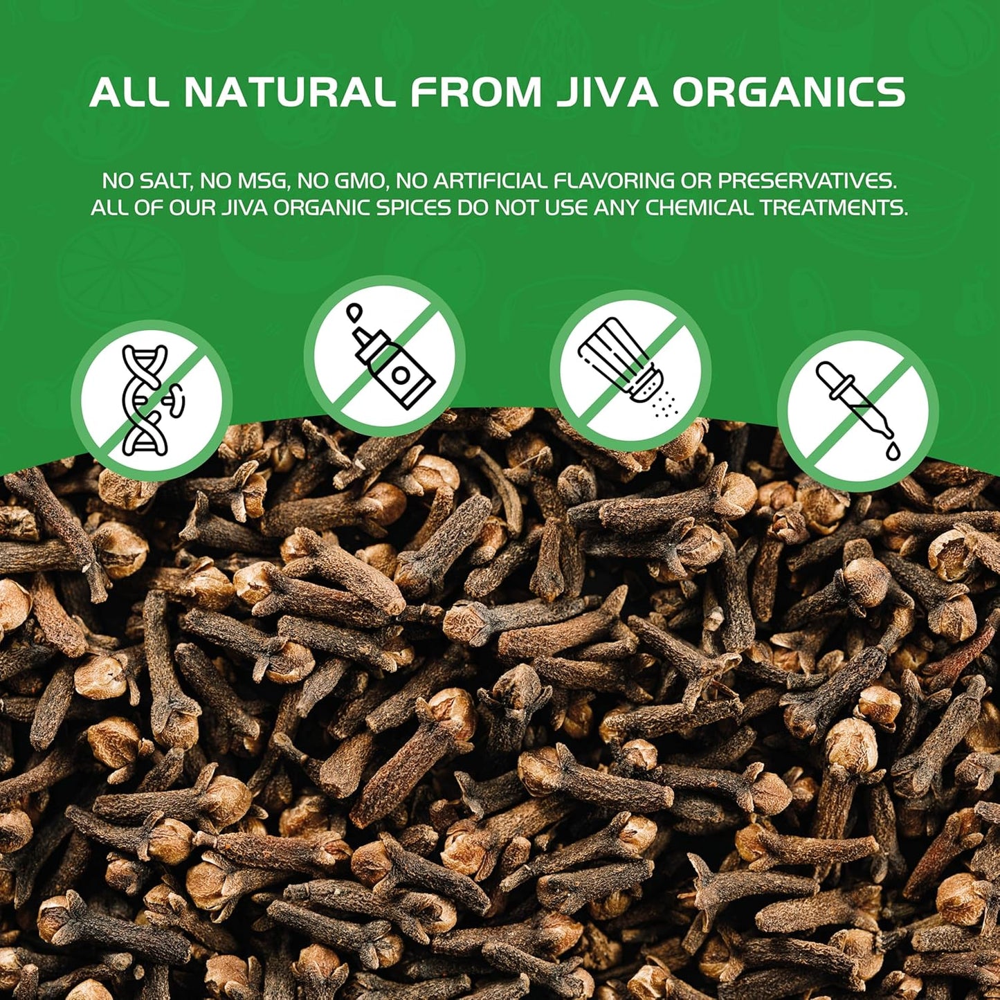 Jiva Organic Whole Cloves – Natural Room Accent for Scented Bowl Centerpieces, 3.5 oz