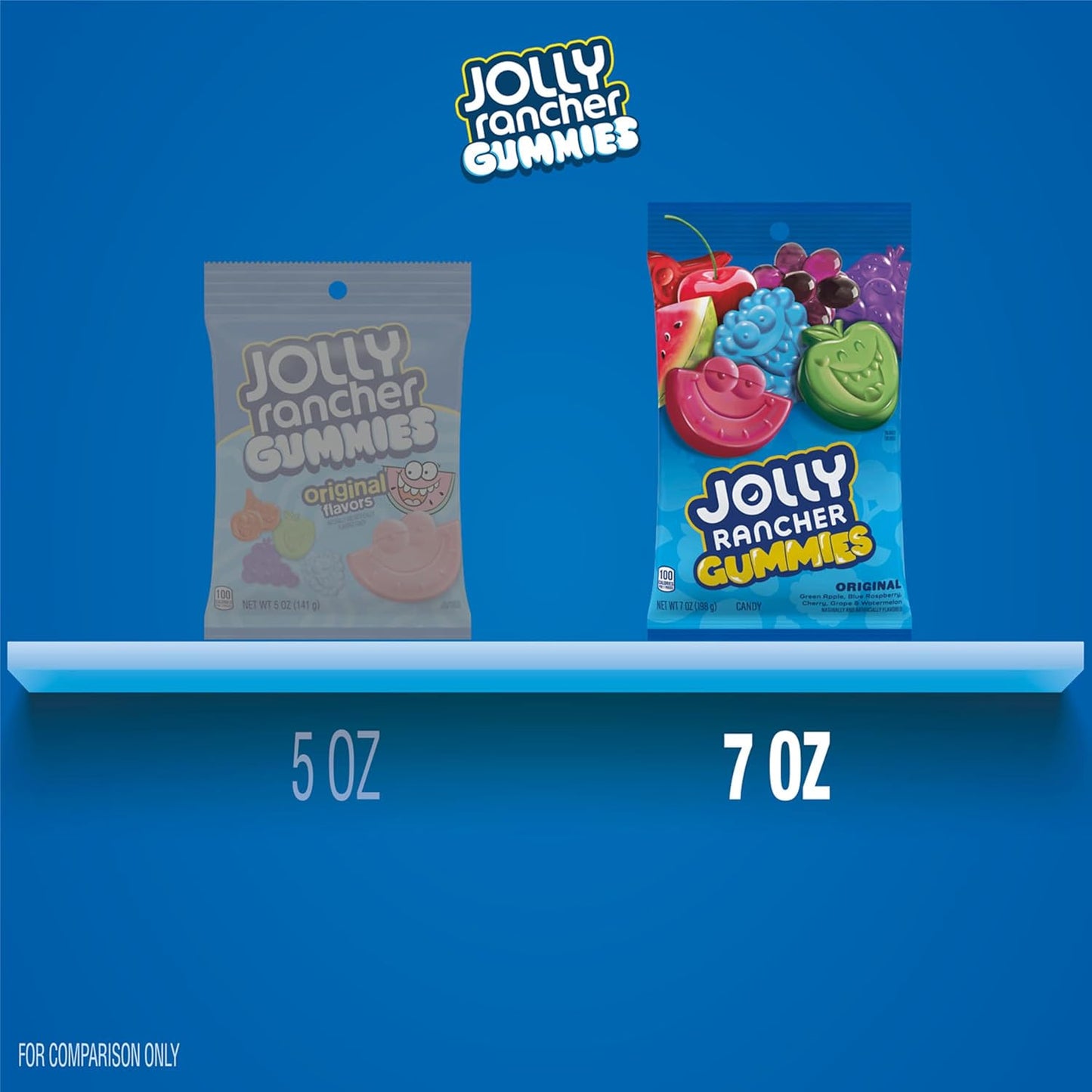 JOLLY RANCHER Gummies Assorted Fruit Flavored Candy Bag – Fun Last-Minute Gift for Coworkers, Teachers, and Neighbors with Fast Delivery