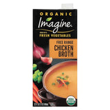 Imagine Organic Free Range Chicken Broth, 32 oz – Soothing Warm Beverage for Cold Days and Clean-Eating Routines