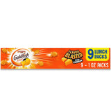Goldfish Cheddar Cheese Crackers – Lunchbox Side for Kids Lunches, 1 oz Portion-Controlled Packs, 9 Count Tray