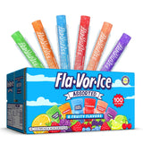 Fla-Vor-Ice 1.5 Oz Freezer Tubes – Thoughtful Housewarming and Summer Host Gift with 6 Classic Flavors, 100 Count