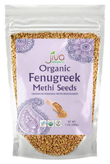 Jiva Organic Fenugreek Seeds 7 Ounce – Pure Indian Methi Seeds for Postpartum Wellness, Soothing Soaks & Restorative Rituals
