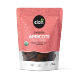 Elan Organic Sun-Dried Apricots – Resealable Energy Snack for Backcountry Adventures