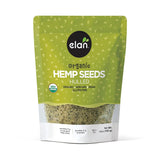 Elan Organic Shelled Hemp Seeds – Iron and Protein Support for Wellness Meal Prep, No Prep Needed