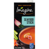 Imagine Seafood Stock 32 oz – MSG-Free Fish Stock for Guilt-Free Gourmet Cooking