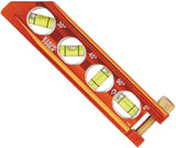 Klein Tools 935AB4V Pocket Level – High-Visibility Orange Body That Reduces Dropped-Tool Hazards on Site