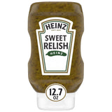 Heinz Sweet Relish, Squeezable 12.7 fl oz Bottle for Tailgates, Picnics, and Patio Dining