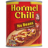 Hormel Chili No Beans – No-Cook Weeknight Dinner for Apartment Living, 15g Protein per Serving