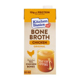 Kitchen Basics Chicken Bone Broth for Time-Saving Family Meals, Pre-Seasoned Broth for Grains and Soups
