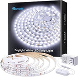 Govee White LED Tape Lights – Valentine's Day Gift for Couples, Romantic Ambient Bedroom Lighting