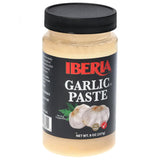 Iberia Garlic Paste, 8 Ounce – Streamlined Cooking Companion for Catering Prep, Concentrated Garlic Paste for Consistent Results