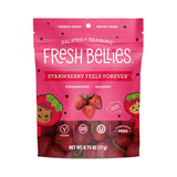 Fresh Bellies Snack Strawberries Balsamic Freeze-Dried – Lightweight Trail Snack for Stroller Walks and Family Hikes