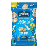 Lundberg Organic Rice Cake Minis – On-the-Go Snack for Road Trips, Non-GMO Original Sea Salt