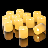 Homemory Flameless Tea Lights Holiday Gift Set, Stocking Stuffer Candles for Christmas and Winter Gatherings