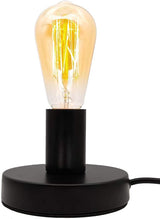 Retro Metal Lamp Holder E26/E27 – Small Footprint Edison Base for Hallway Accent, Balcony Glow and Studio Apartment Charm