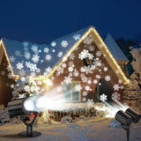 LUMINOUS Winters Night Snowflake Projector – Holiday House Interior Accent, Snowflake Wall Pattern