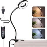 Foneso Adjustable Workbench Lamp for Model Building and Diamond Painting – Focused 6500K Cool White, 360 Degree Aim, No Eye Strain
