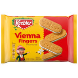 Keebler Vienna Fingers Vanilla Creme Cookies 12 oz – Family Pantry Staple for Kids Snack Drawer and Lunchbox Packing