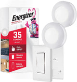 Energizer Battery Puck Lights – Less Is More Closet Solution, No Drill Mount