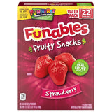 Funables Mess-Free Strawberry Gummy Snacks for Movie Theaters & Long Drives, 22 Count
