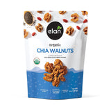 Elan Organic Chia Walnuts – Portable Productivity Snack for Meetings Commutes and Errands