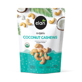 Elan Organic Coconut Cashews – Picnic & Patio Snack for Outdoor Entertaining, USDA Organic, 5.6 oz