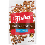 Fisher Snack Butter Toffee Peanuts – Wholesome Dessert Swap with 5g Protein and 0g Trans Fat, 5.5 oz