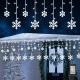 Ollny Flameless Icicle Christmas Lights, 360 LED Low Voltage UL Certified Plug with Auto Timer for Safe Nighttime Use