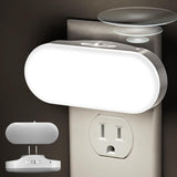DORESshop Modern LED Night Light with Restrained Profile – 1W Dimmable Plug-in Light in Neutral 5000K Daylight for Understated Interiors