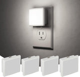 JandCase LED Night Light 3.9 Inch – Streamlined Plug-in Design That Keeps the Second Outlet Free in Minimalist Homes