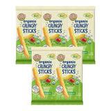 Earth's Best Garden Veggie Teething Sticks – Choking-Safe Finger Food for Baby's First Self-Feeding