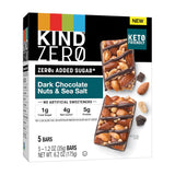 KIND ZERO Sugar Bars – Camping and Backpacking Pantry Snack, Non-GMO Keto Bar 5ct