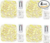 GDEALER Flexible Copper Wire LED Lights – Boho Home Decor for Staircase, Headboard, and Wreath Centerpieces
