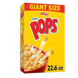 Kellogg's Corn Pops Cereal – Mindful Pantry Staple for Simple, Fortified Breakfasts, 22.6 oz