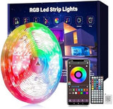 LuminaGlow LED Strip Lights – Holiday Gift for Teens and Gamers, RGB Gaming Setup Backdrop with App