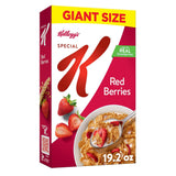 Kellogg's Special K Red Berries Breakfast Cereal – Whole Grain Cereal for Satiety and Mindful Eating, 19.2oz Giant Box