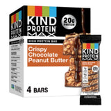 KIND Protein MAX Peanut Butter Protein Bars – Clean-Label Office Fuel for Sustained Energy Between Tasks, 4 Count