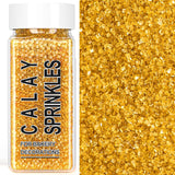 Family Friendly Edible Glitter Sugar – Bright Gold Topping for Kids Holiday Desserts and Snacks