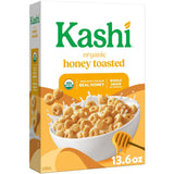 Kashi Honey Toasted Whole Grain Cereal – School Lunchbox Side and After-School Snack for Kids, 13.6oz
