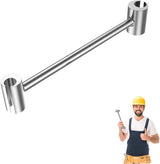 Door Hinge Gap Adjusting Wrench Tool, Rust-Proof Hinge Jig for Heavy-Traffic Commercial Building Engineers, Two-Size Compatibility in One Tool
