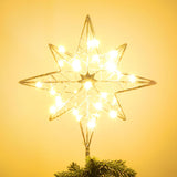 hogardeck Cool to Touch LED Star Tree Topper – Worry Free Holiday Decor Around Curious Toddlers, Cats, and Dogs