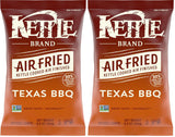 Kettle Brand Air Fried Sea Salt & Vinegar Chips – Better-for-You Chip Swap for Clean Eating Days, 6.5 oz Bag