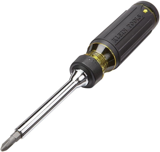 15-in-1 design: 14 double-sided bits plus 1/4-inch nut driver