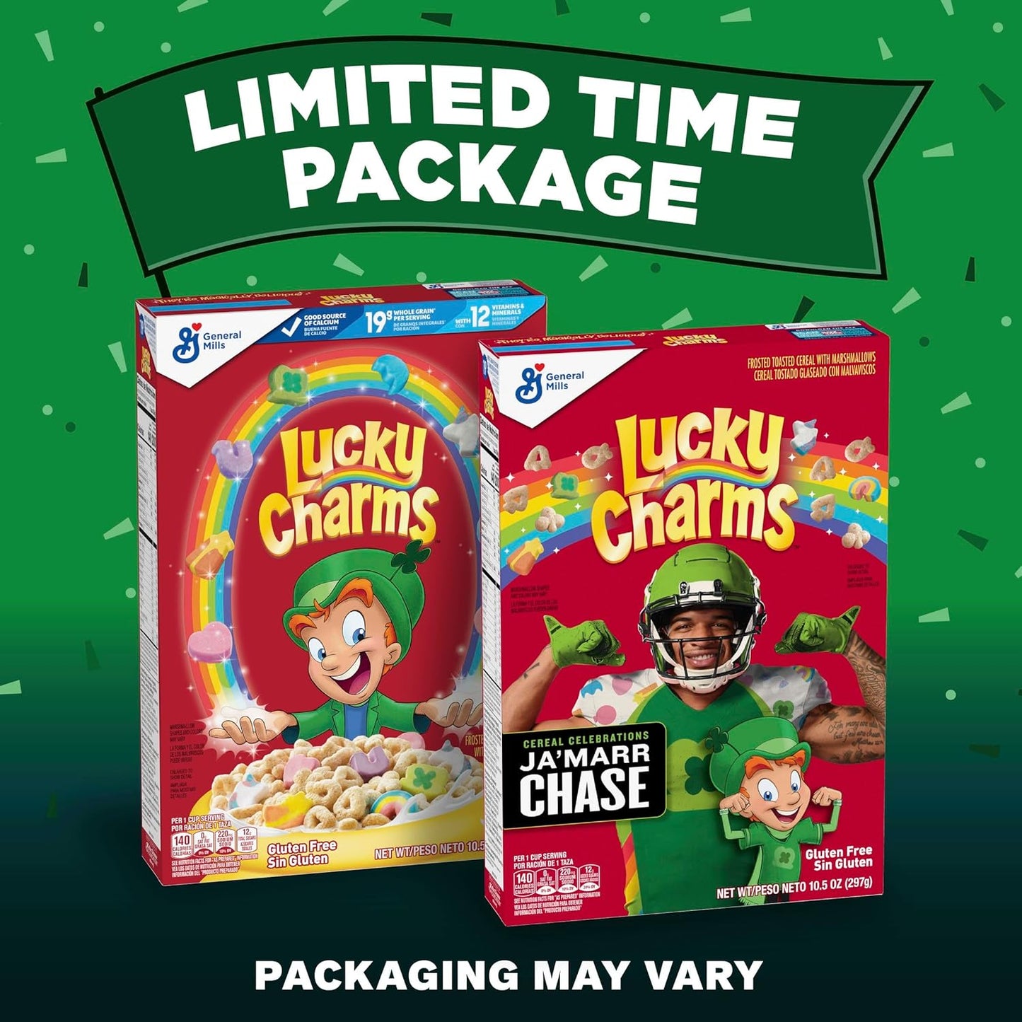 19g of whole grain per serving