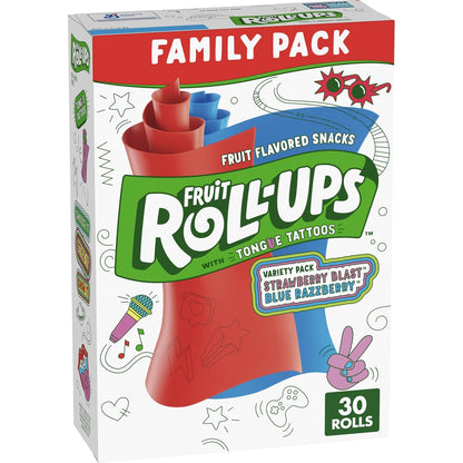 30 individually portioned roll-up pouches in one 15 oz box